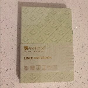 And Per Se Green Lined Journal Notebook